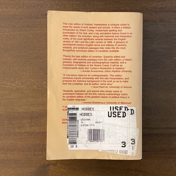 Leviathan: With selected variants from the Latin edition of 1668 (paperback) - Picture 6 of 8